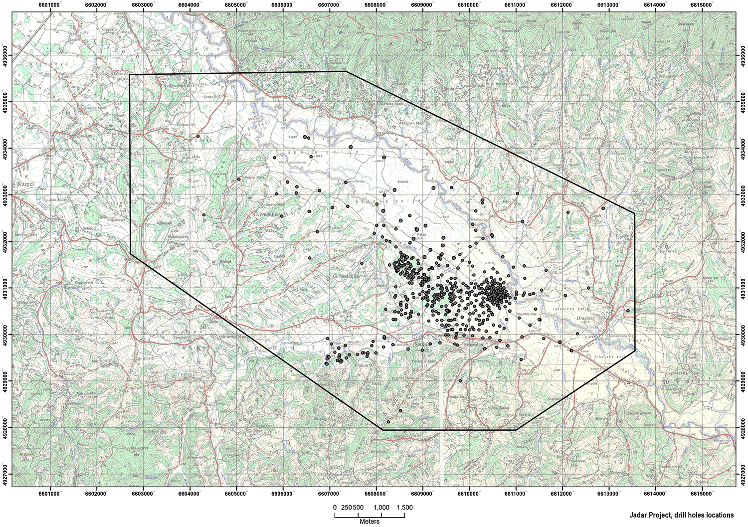 Mapa istražnog prostora
